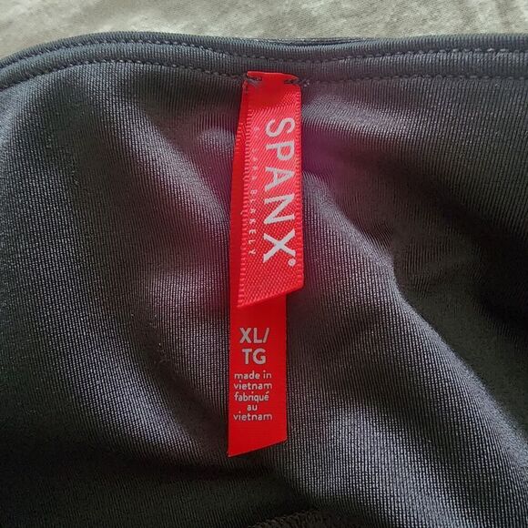 Spanx faux leather leggings womens size XL - Picture 3 of 4